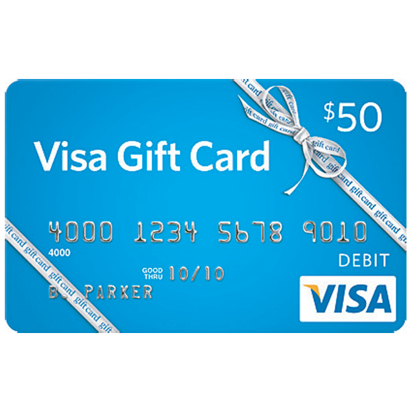 Visa - Visa Gift Card, $50, Shop